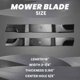 Hongvchang 04771200 High Lift 52 Inch Mower Blades Compatible with ARIENS IKON XD 52 Blades, Gravely 52 Inch Mower Blades ZT X, ZT XL, Replace 00450300 03253800, 3 Pack