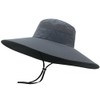YAYUPLUS Safari Hat, Men's, Large Size, Mesh Brim 5.9 inches