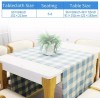 Mantel Rectangular Elegante Antiarrugas Comedor 152x213 Cm