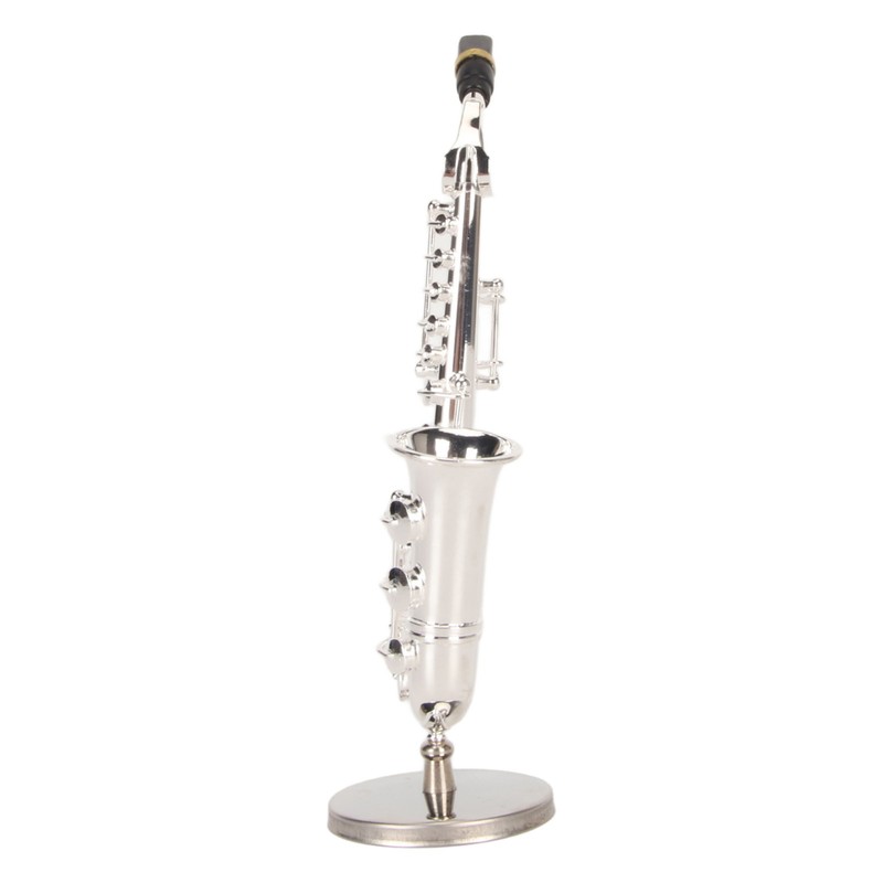 Miniature Saxophone with Stand and Case Mini Musical Instrument Miniature