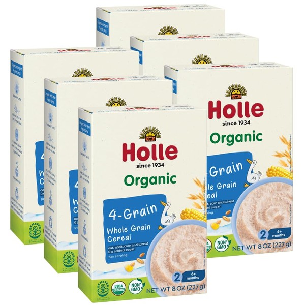 Holle Organic Cereal (4-Grain) Six Pack