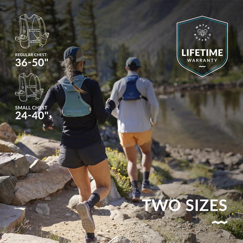 Waterproof Running Hydration Vest, 5.5L Breathable Running Hydration Pack