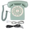 Antique European Vintag Landline Telephone Green High Definition Call Large