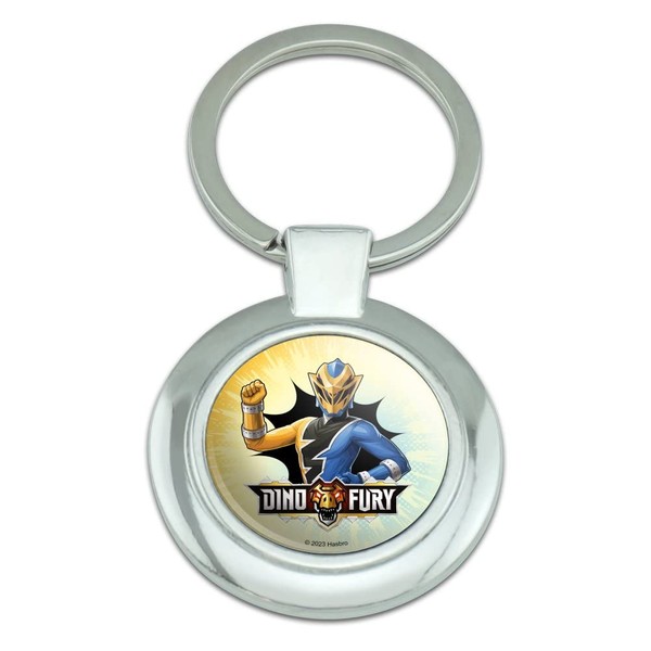 GRAPHICS & MORE Power Rangers Dino Fury Gold Ranger Keychain