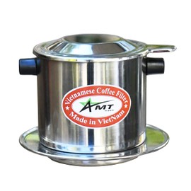 AMT 6.5 oz Coffee Maker, Phin Filter, Screw Down Coffee Dripper for Vietnamese Style Coffee at Home or Office