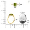 MAX + STONE Solid 10K Yellow Gold Ring for Women