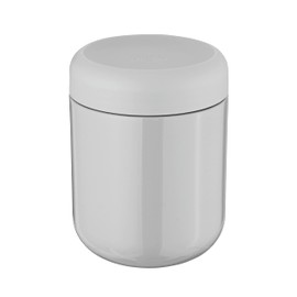 BergHOFF LEO Leakproof Food Storage Container 3.75" x 5" 0.53 qt. Grey 18/10 Stainless Steel Body With Airtight Lids Polypropylene Coated Double-walled Construction Dishwasher safe