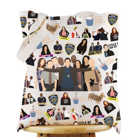 G2TUP Brooklyn 99 Tote Bag Jake & Amy & Schmidt & Gina & Holt Fans Gift Brooklyn 99 Character Shoulder Bag Brooklyn 99 Merch, Bing Pot Tg