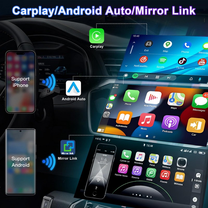 7 Inch Android 13 Car Stereo for Nissan Frontier 2005