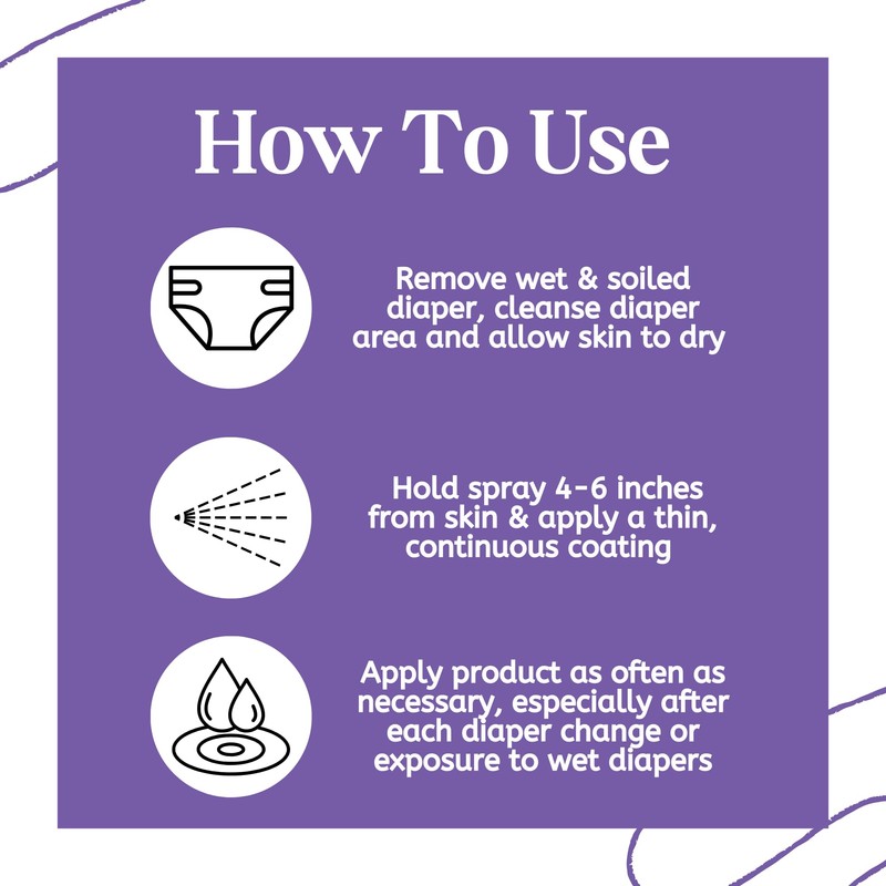 Doctor Butler's Baby Diaper Rash Spray – No-Rub Sprayable Diaper