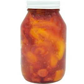 Amish Pie Filling and Topping - (Two - 32 Oz Jars) (Cherry Peach NSA)