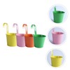 NOLITOY 4pcs Iron Hanging Flower Pot Detachable Hooks for Balcony