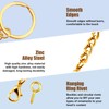 30PCS Key Chains for Craft Golden Keyring Chain 25mm Metal