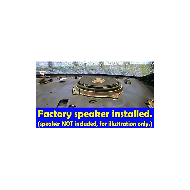 Rear Deck 6.5" 6 1/2" Speaker Adapter Spacer Rings -