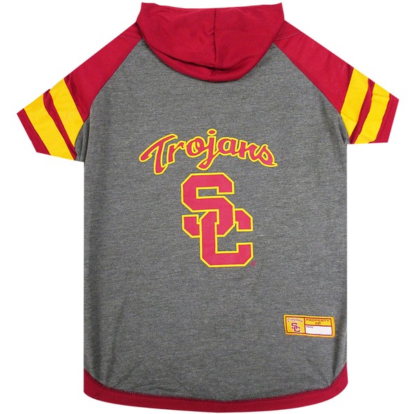 Pets First USC Hoodie T-Shirt, Large