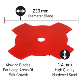 Oregon One-for-All 295500-0 Universal Brushcutter Blade 3 Tooth for Grass and Weeds for Stihl, Husqvarna, Mitox, Echo, Kawasaki and Other Machines