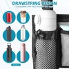 SHIFANQI Wheelchair Bag with Cup Holder, Wheelchair Accessories Armrest Side