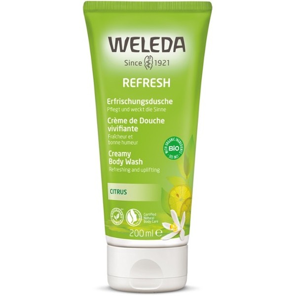 Weleda Refresh Creamy Body Wash - Citrus 200ml - Expiry 12/24