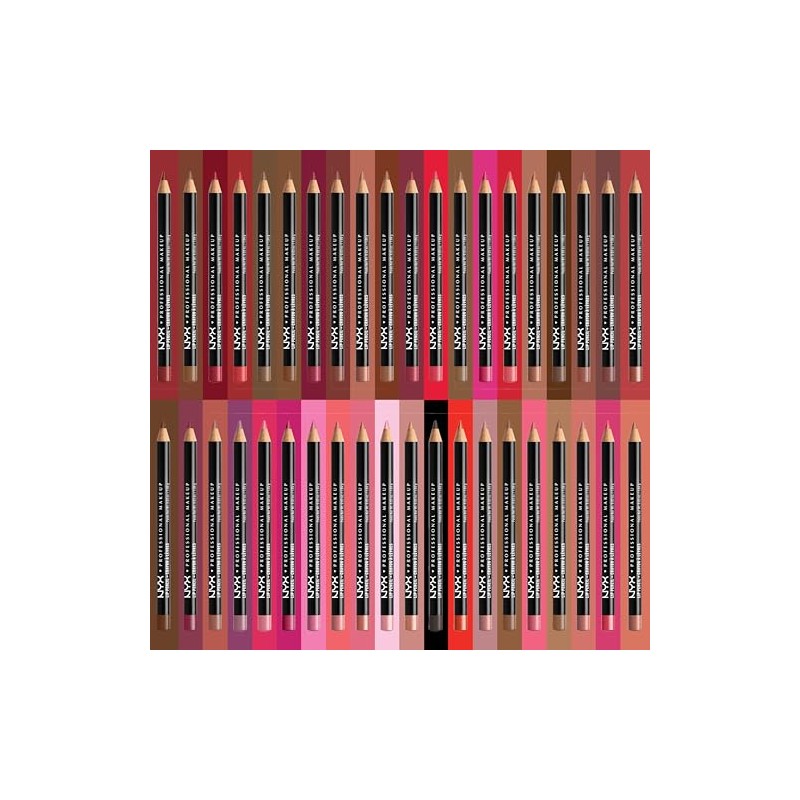NYX PROFESSIONAL MAKEUP Slim Lip Pencil, Rose, 0.03 Ounce