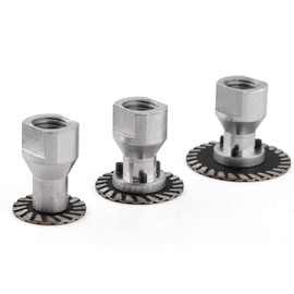 YDROWN 30/40/50mm Mini Engraving Diamond Saw Blade with RemovabIe Flange 5/8-11 Cutting Disc Carving Concrete Granite Sandstone (30-40-50 MM)