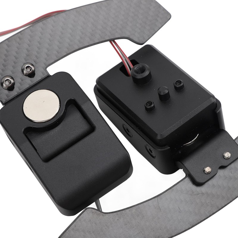 Steering Wheel Shift Blade Clear Marks Easy Operation Magnetic Carbon