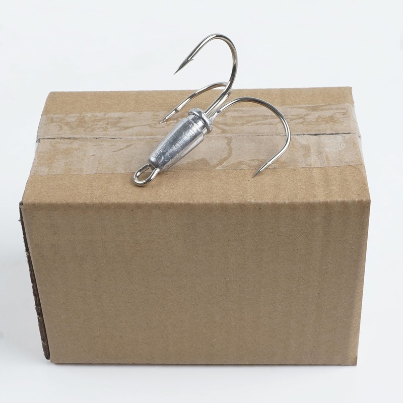 Snagging Hooks Weighted Treble Hooks, 5pcs Weighted Fishing Hooks Large