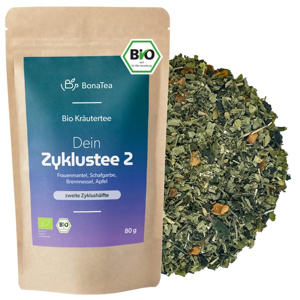 BIO Zyklustee 2 mit Frauenmantel, Schafgarbe, Brennnessel und weiteren leckeren