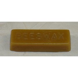 Pure Bees Wax Blocks Beeswax - (X1) 1 oz blocks - (RECTANGLE BEESWAX)