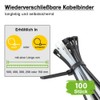 Offgridtec Reusable Self Locking Cable Ties 7.6mm x 500mm Heat