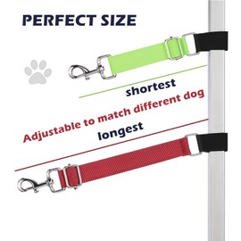 Dog Grooming Arm Accessories - Dog Loop Pet Dog Grooming Loop Extension Secure and Stable Grooming Arm Extender Dog Grooming Table Arm Extension Straps 2 pcs