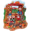 Fall Farm Stand Shaped 500 Piece Jigsaw Puzzle