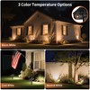 Lightonight Solar Light Outdoor Waterproof IP68, 56 LED 3 Color