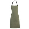 menique Linen Apron, Kitchen Apron, Adjustable Cooking Apron for Men