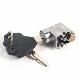 coinbuylot - Bloqueo de Seguridad para batería de Bicicleta eléctrica con 2 Llaves