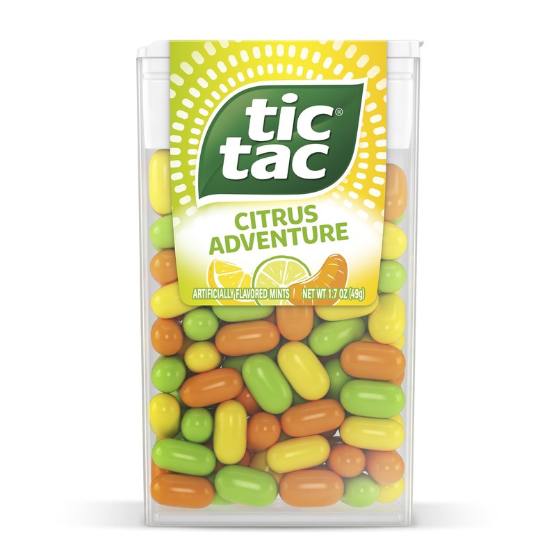 Tic Tac Citrus Adventure Mints, Bulk 12 Pack, Mints On
