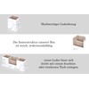AINAK PU Leather Desk Organiser (4 Compartments) - Pen Holder,
