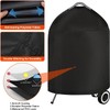 Grill Cover for Weber Barbecue with Handle, Kettle BBQ Cover