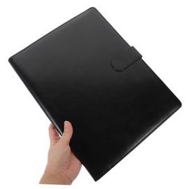 Operitacx Folder Storage Calculator Binder Office Portfolio Folder File Storage Board Business Portfolio Folder File Folders Man Punch Hole Stainless Steel Real Estate