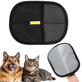 Kifmurase 2Pcs Pet Hair Removal Glove, Electrostatic Pet Hair Removal Gloves Brush, Reusable Cat Hairs Remover Glove, Cat Dog Hairs Remover Suitable for Sofas, Clothing, Carpets, Curtains