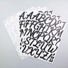 2 Inch Cursive Letter Stickers 6 Sheets, CMBBZZY Alphabet Stickers