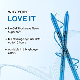 L.A. Girl Shockwave Neon Eye Liner, Electric