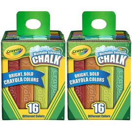 Chalk 2 Pack Crayola 16 Count Sidewalk