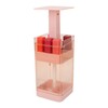 Lipstick Holder Auto Lifting Dustproof Large Capacity Transparent Window Lipstick