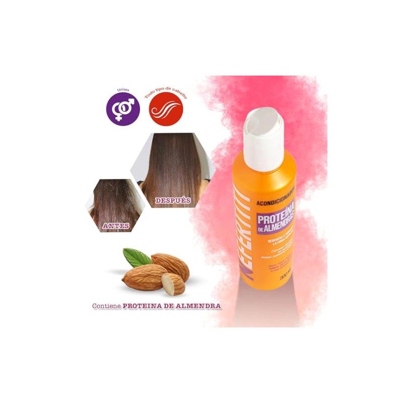 Nefertiti Acondicionador Proteína De Almendras 300 ML
