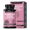 Probiticos Mujer 60 Billion Prebiticos (prebiotic) Inulina de Agave 12
