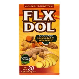 Flx Dol 30 Caps | Cúrcuma Forte | Energreen | Mayor Potencia