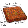 ELEFOCUS Orange Bohemian Seat Cushion,Indoor Boho Chair Cushions for Dining