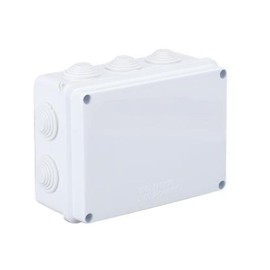 Junction Box Waterproof IP65, White Junction Box Outdoor, ABS Plastic Terminal Box, Junction Box, Plug Screw Connection Electrical Box