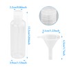 10 Piece Travel Bottle Set 100 ml Plastic Bottles Empty