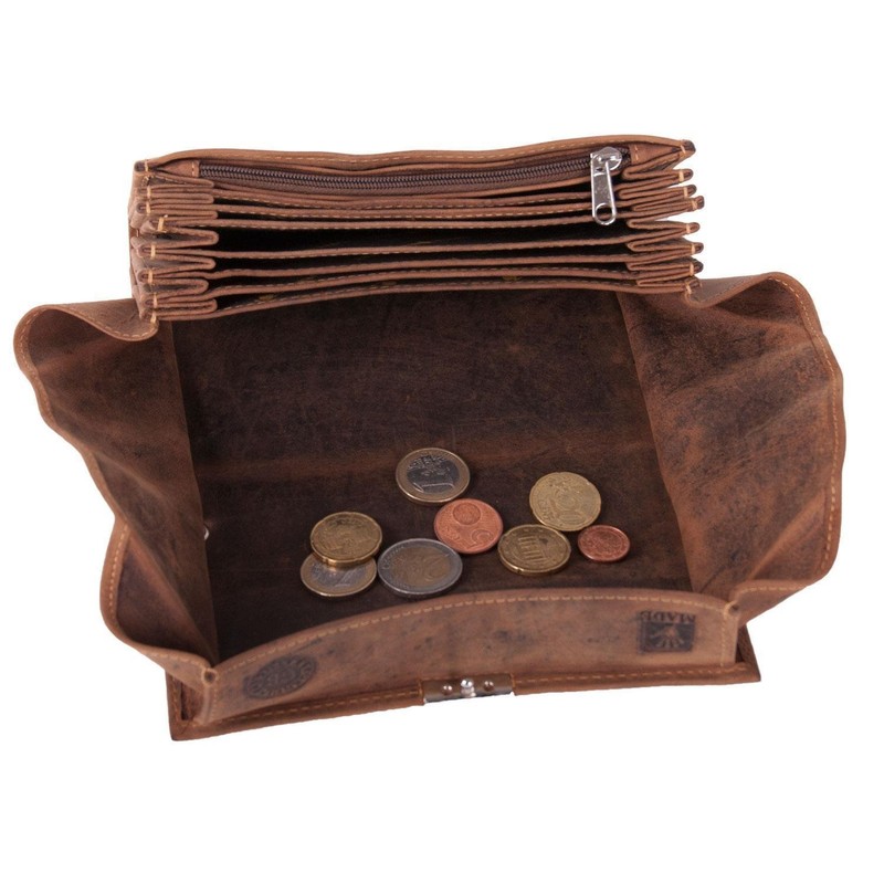 Green Burry Vintage 1785 25 Leather Waiters Purse/Waiters Wallet/Purse